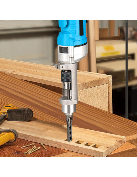 Adaptador de Broca Eujgoov para Agujeros Cuadrados 19mm