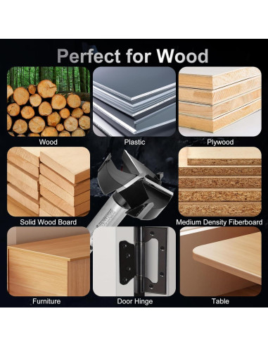 Broca Forstner Mollom 64mm para Carpintería YG8