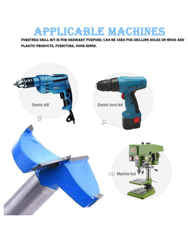 Broca Forstner Utoolmart 65mm Carburo para Madera