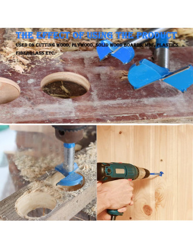 Broca Forstner Utoolmart 65mm Carburo para Madera