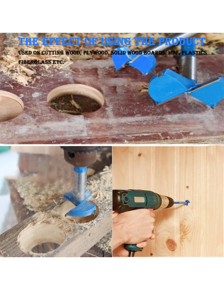 Broca Forstner Utoolmart 65mm Carburo para Madera