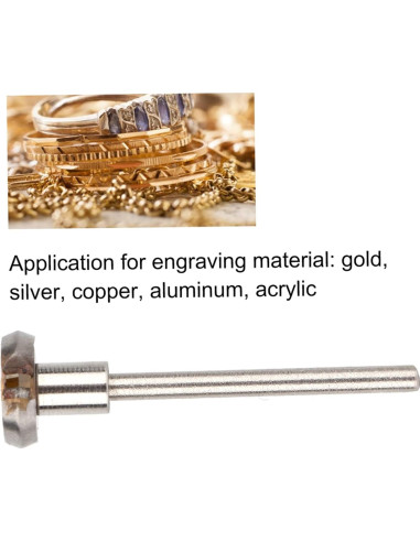 Juego de fresas ZJchao 120 para grabado de joyería