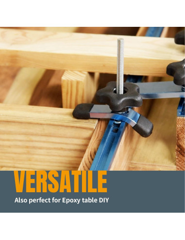 Mini Abrazadera de Sujeción POWERTEC 71082 Aluminio 9,21 cm