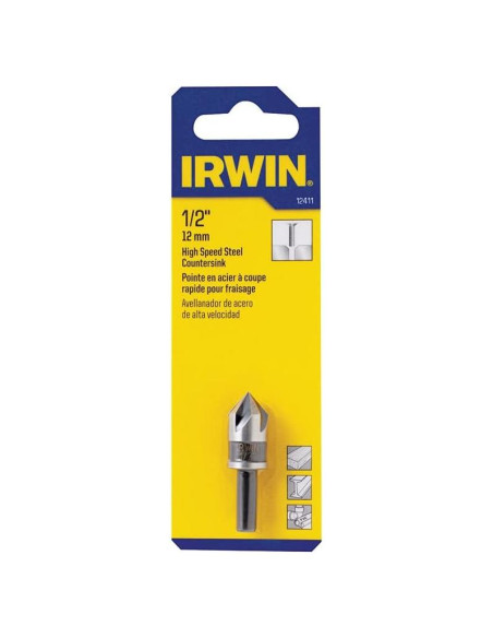 Broca Avellanadora Irwin Tools 82 Acero 0,64 cm