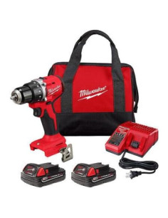 Taladro Atornillador Ember & Valor 3601-22Ct 800W Rojo Negro