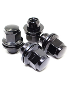 Juego de 20 Tuercas de Llantas Veritek 12x1.25mm Negras