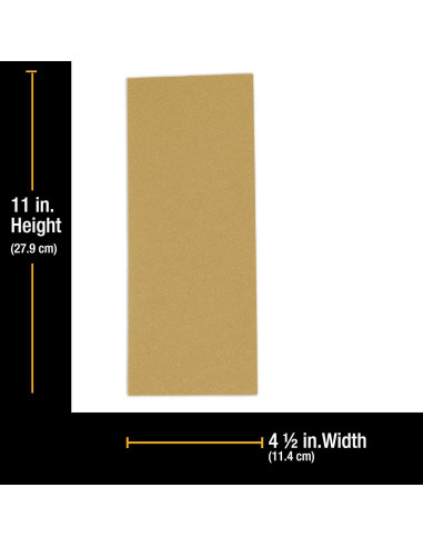 Papel de Lija Dura-Gold Premium 180 Granos 16 Hojas 11x4.5 cm
