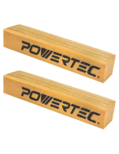 Barra de Limpieza Abrasiva POWERTEC 30cm 2PK - Lijado Efectivo
