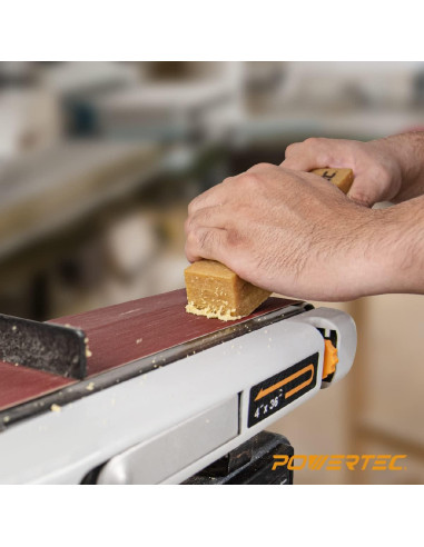 Barra de Limpieza Abrasiva POWERTEC 30cm 2PK - Lijado Efectivo