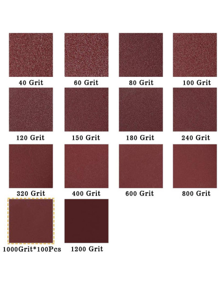 Discos de Lijado SPEEDWOX 100pcs 1000 Grano 5,08 cm