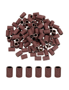 HARFINGTON 200pcs Mangas de Lijado 6,35mm Grano 180