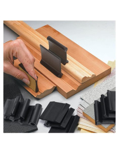 11 Agarraderas de Lijado de Contorno DITKOK para Carpintería