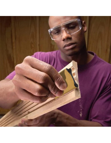 11 Agarraderas de Lijado de Contorno DITKOK para Carpintería