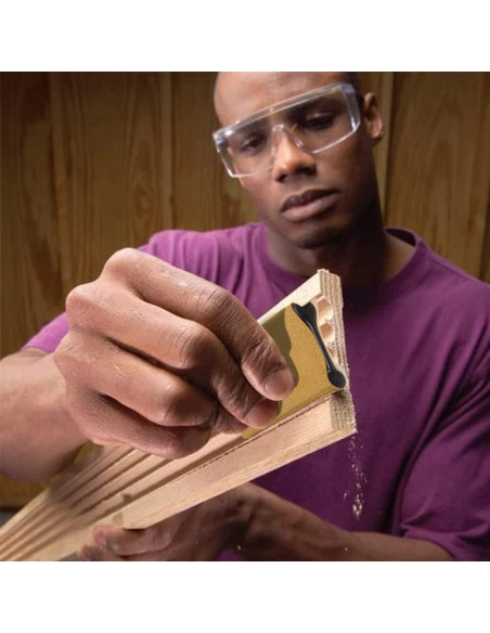 11 Agarraderas de Lijado de Contorno DITKOK para Carpintería