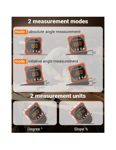 Buscador de Ángulo Digital AOSYCO Cubo Magnético 6,1 cm 2