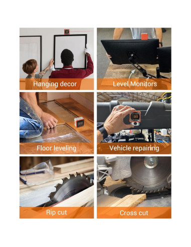 Buscador de Ángulo Digital AOSYCO Cubo Magnético 6,1 cm