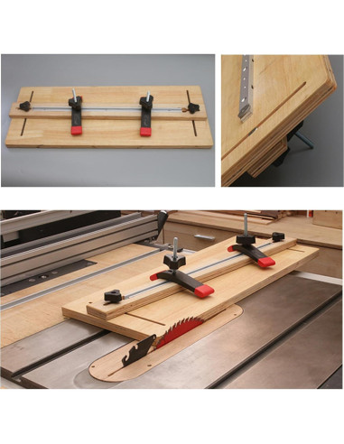 Barra de inglete de aluminio Flylin 300mm para sierra de mesa