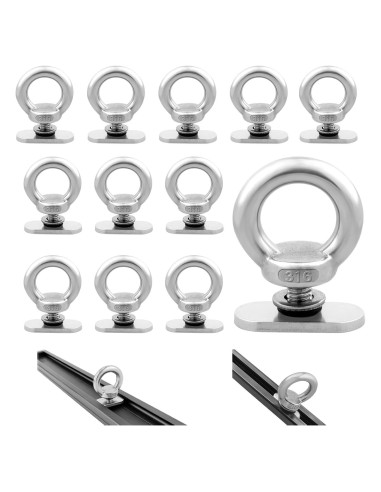 Accesorios de Montaje WENHUALI 12 Piezas Acero Inoxidable