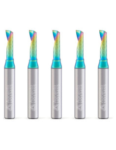 Fresa CNC Aoranto 3/16" Diámetro Paquete de 5