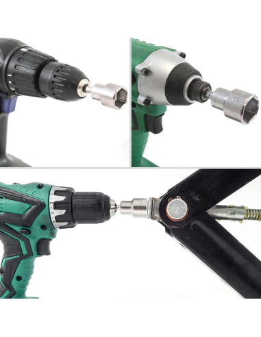 Conjunto de 5 Destornilladores Hexagonales Utoolmart 10mm