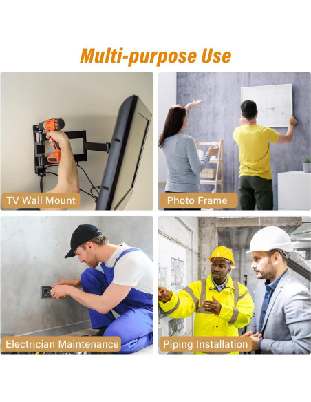 Buscador de Estudio Escáner de Pared Relahous 5 en 1 LCD