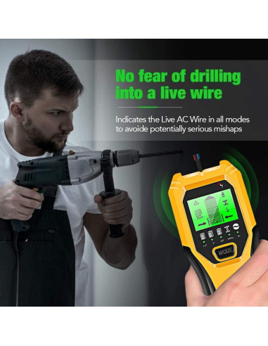 Buscador de Estudio FOLAI 5 en 1 con Pantalla LCD HD