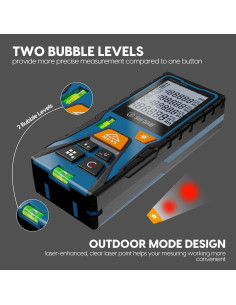 Medidor de Distancia Láser SG SURGOAL Elite 60m Precisión +/-2mm 2