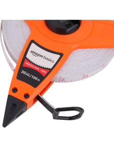Cinta Métrica de Fibra de Vidrio Amazon Basics 30m Naranja 2