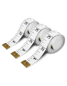 Cinta Métrica MYGBBKITDEC Paquete de 3 Cintas de Tela