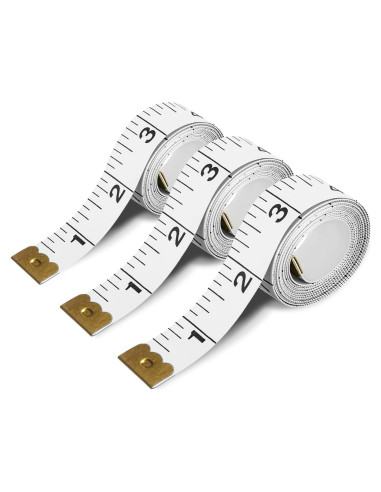 Cinta Métrica MYGBBKITDEC Paquete de 3 Cintas de Tela