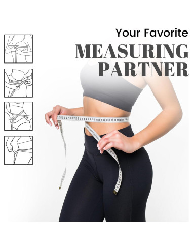 Cinta Métrica MYGBBKITDEC Paquete de 3 Cintas de Tela