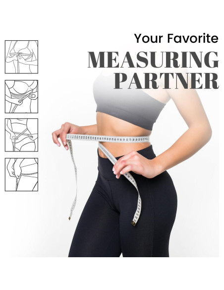 Cinta Métrica MYGBBKITDEC Paquete de 3 Cintas de Tela