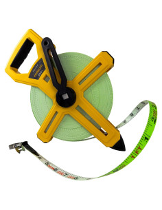 Cinta Métrica Komelon 6633 Fibra de Vidrio 91.4 m Amarillo