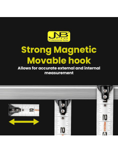 Cinta Métrica Digital JNB Pro 2 en 1 40m + 5m Retráctil 2