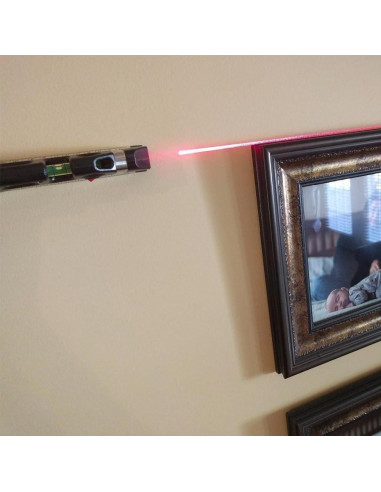 Nivel láser Qooltek con trípode y cinta métrica 2,44 m