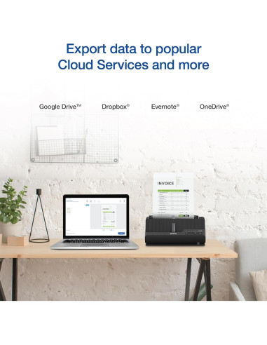 Escáner de Documentos Epson WorkForce ES-C220 ADF 20 Páginas