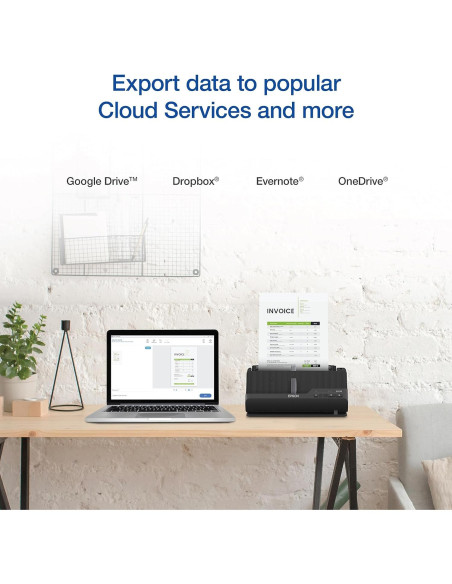 Escáner de Documentos Epson WorkForce ES-C220 ADF 20 Páginas