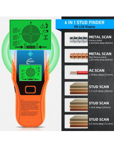 Buscador de Vigas PIGADA ZF01 5 en 1 con Pantalla LCD 2