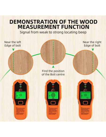 Buscador de Vigas PIGADA ZF01 5 en 1 con Pantalla LCD