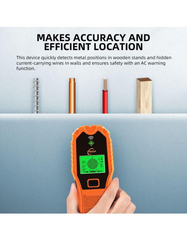 Buscador de Vigas PIGADA ZF01 5 en 1 con Pantalla LCD