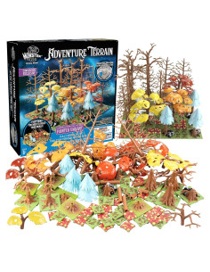 Conjunto de Árboles Bosque Otoño 91Pc Monster Adventure 3D