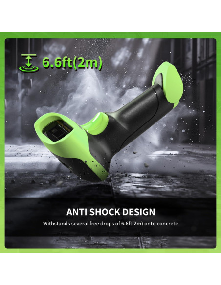 Escáner de Código de Barras 2D NetumScan Verde USB Escáner de Código de Barras 2D NetumScan Verde USB