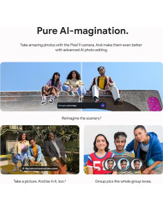 Google Pixel 9 - Smartphone 128GB Porcelana con IA y 12GB RAM 2