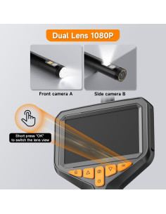 Cámara Endoscopio ILIHOME T34 4.3'' 1080P IP67 Luz LED 2