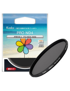 Filtro ND Kenko PRO1D 52mm ND4 - Atenuación 1/4 Luz