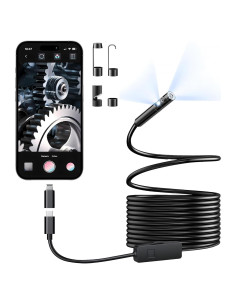 Cámara Endoscópica Elecshion Doble Lente HD 1920P 5M