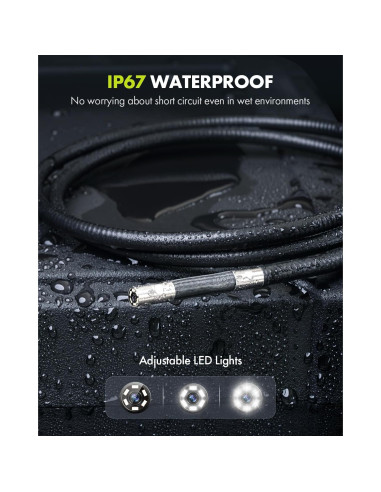 Endoscopio Anykit 360 Articulado 0.66 cm 1.01 m LED