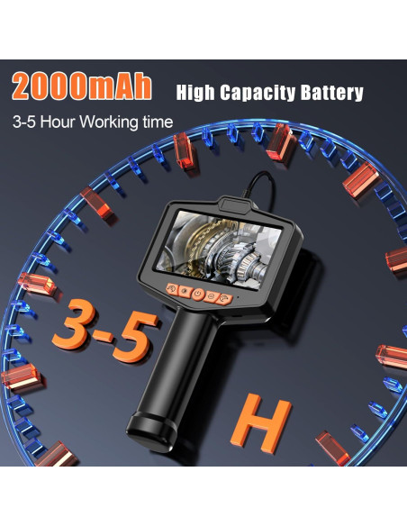 Cámara endoscópica Anhendeler 2.01m HD con luz LED