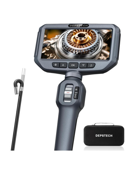 Cámara Borescopio Articulada DEPSTECH 5" con Luz LED