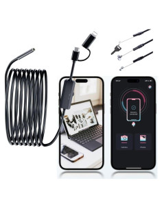 Cámara Endoscópica Lukzaten 10M USB-C para iPhone y Android